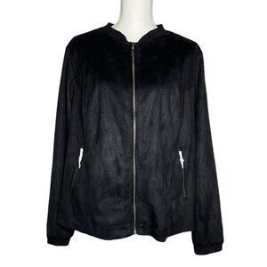 H By Halston Faux Suede Jacket - NWOT